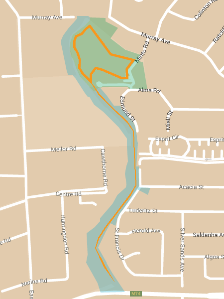 Map of the River walk